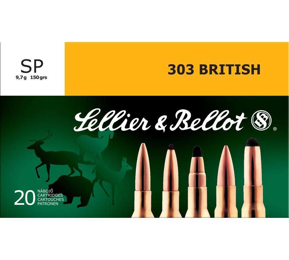 Ammunition Sellier&Bellot Rifle 303British S&B 303BRITISH 150GR SP 20/400